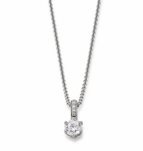Juwelier Schell 181795 Viventy Kette mit Solitäranhänger 777342