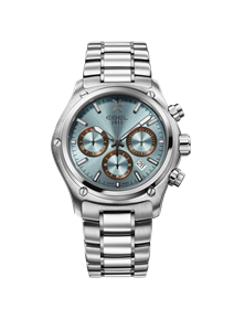 Juwelier Schell 181816 Ebel Armbanduhr 1911 incl. schwarzem Lederband 1216680