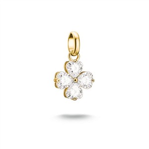 Juwelier Schell 181819 Thomas Sabo Charm Funkelndes Kleeblatt CC1326-M01-14