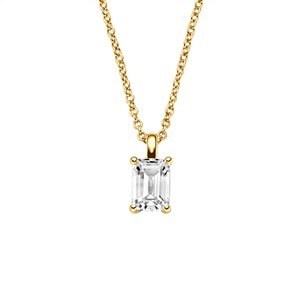 Juwelier Schell 181836 Viventy Kette mit Anhänger Rechteck 789842