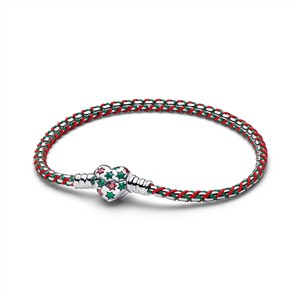 Juwelier Schell 181744 Pandora Moments Armband Rot & Grün 595068C01-19