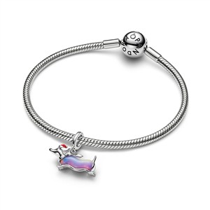 Pandora Moments Charm Weihnachtsdackel "Lieb dich sooo viel" – Bild 3