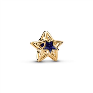 Juwelier Schell 181759 Pandora Moments Charm Offener blauer Stern 765034C01