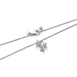 Pandora Kette mit Anhänger Drei Sternchen – Bild 3