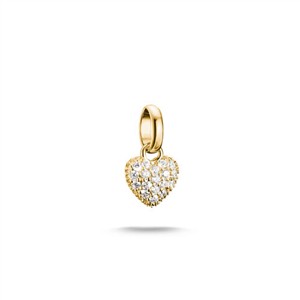 Juwelier Schell 181846 Thomas Sabo Charm Herz Pavé CC1370-M01-14